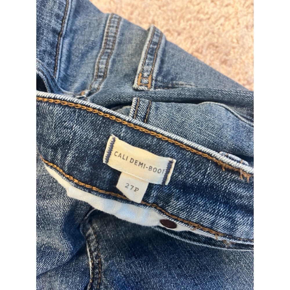 Madewell Cali Demi-Boot Cropped Jeans Size 27Petite - Picture 7 of 9